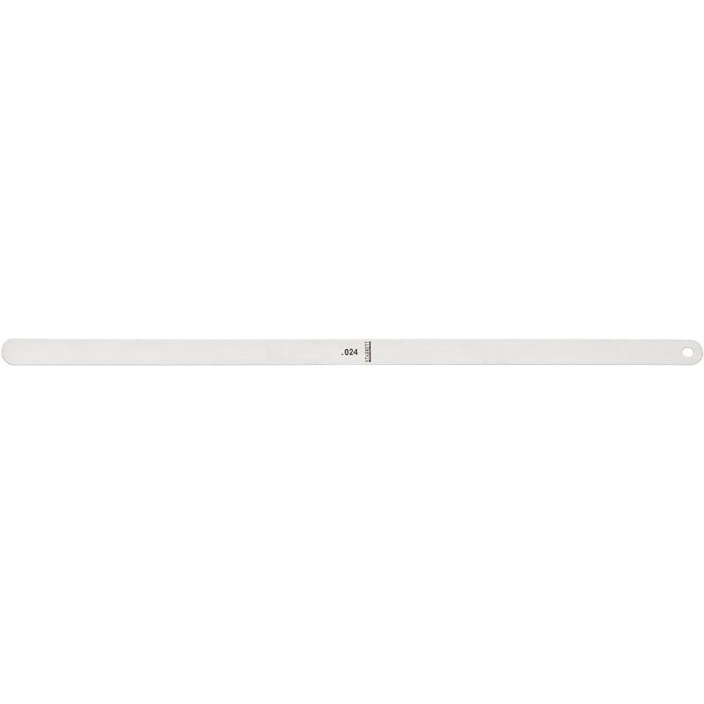 STARRETT Starrett 52862 Feeler Gage 0.024 in Parallel Leaf Steel