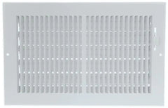 HART & COOLEY Hart Cooley 10825 Sidewall Ceiling Register 12x8 White