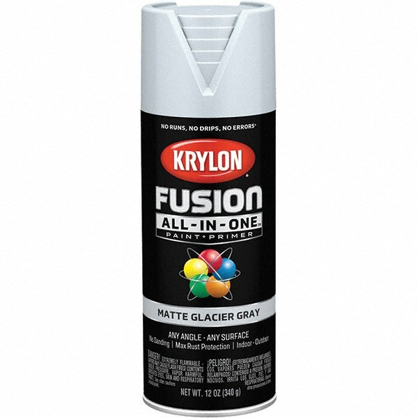 KRYLON Krylon K02757007 Acrylic Enamel Spray Paint Glacier Gray