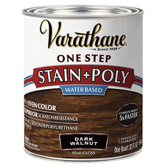 RUST-OLEUM Rust-oleum 337037 Varathane Stain Polyurethane Dark Walnut Qt