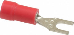 THOMAS & BETTS Thomas Betts 18RA-6F Fork Terminal Red Vinyl 6 Stud 600V