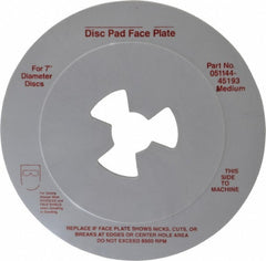 3M 3M 45193 Abrasive Disc Face Plate 7 in 5/8-11 7000 Rpm