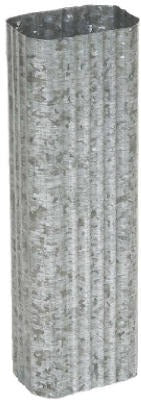 AMERIMAX Amerimax 2801400120 Galvanized Downspout 2x3 in 10 Ft
