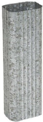 AMERIMAX Amerimax 2801400120 Galvanized Downspout 2x3 in 10 Ft