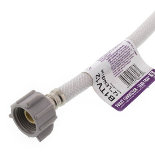 FLUIDMASTER Fluidmaster B1TV12 Toilet Flexible Water Connector 3/8 x 7/8 x 12 inch