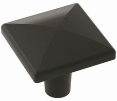 AMEROCK Amerock BP29370FB Cabinet Knob Matte Black 1.125 in