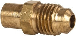 PARKER Parker 43F-6-4 Brass Flare to Solder Fitting 3/8 in Od