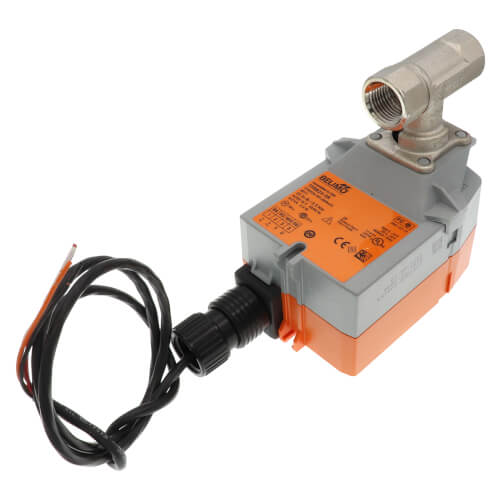 BELIMO Belimo B211+TFRB24-SR 2-way CCV, SS Trim, 1/2, Cv 1.9 with Spring Return, 22 in-lb ,2-10 VDC, 24V