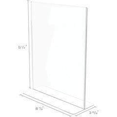 DEFLECTO Deflecto DEF590801 Superior Image Double-Sided Sign Holder 8.5 x 11 (1 Each)