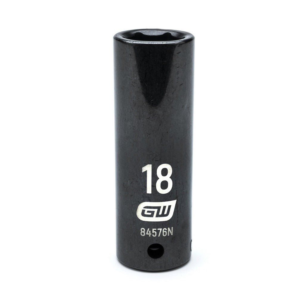 GEARWRENCH Gearwrench 84576N 1/2 in Drive 18mm Impact Socket 6-pt