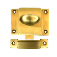 EMTEK Emtek 2270US4 Cabinet Latch 2.25x2 in Satin Brass
