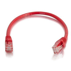 QUIKTRON Quiktron 576-A30-003 Cat6a Snagless Patch Cable Red 3 Ft