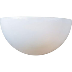 MAXIM LIGHTING Maxim Lighting 20585WTWT Essentials 1-Light Sconce 100W (H 5.5 x W 10.5 x D 5.5 in)
