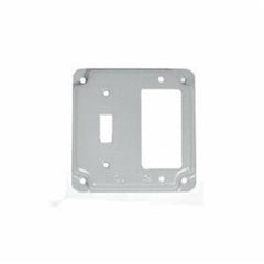MULBERRY METAL PRODUCTS Mulberry Metal Products 11436 4 in. Steel Single Toggle Single GFCI Receptacle Cover (4 in.)