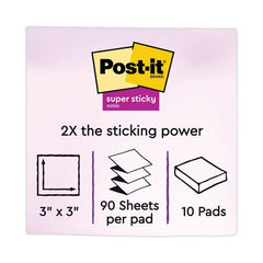 3M 3M MMMR33010SSMIA Super Sticky Dispenser Notes 3 x 3 (10 Pack) R33010SSMIA