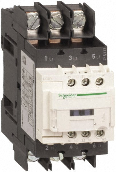 SCHNEIDER ELECTRIC Schneider Electric LC1D40A6B7 Iec Contactor 40A 24V