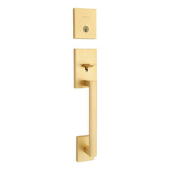 KWIKSET Kwikset 818SCELIP-4S.STRKP Exterior Handleset Satin Brass
