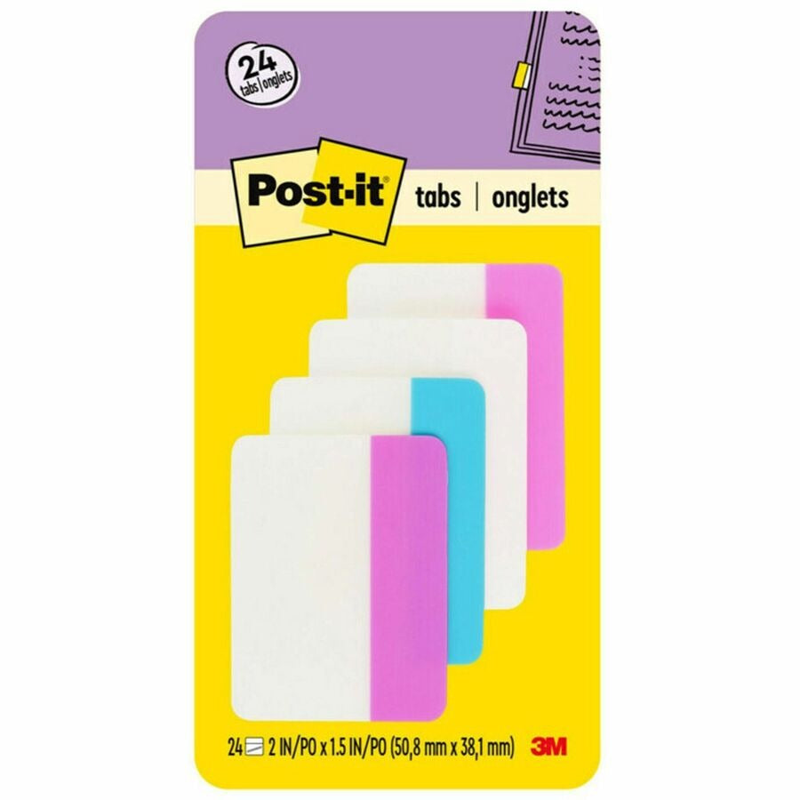 3M 3M MMM686PWAV Post-it Filing Tabs 1.50in x 2.00in (24/Pack)