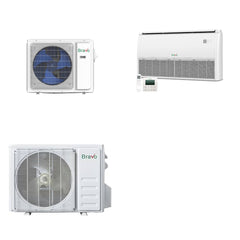 BRAVO ROMA BRAVO ROMA 36000 BTU R-410A 23 SEER2 3-Zone Floor/Ceiling Mini Split