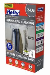 HEFTY Hms Mfg HFTPDQ-7083463-3 Hanging Shrink Bags 2ct 3pk
