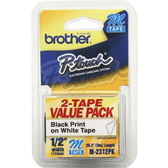 BROTHER Brother BRTM2312PK M Series Tape Cartridges (1/2 in w, 2 Pack)