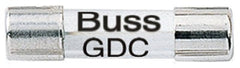 BUSSMANN Cooper Bussmann BP/GDC-5A Glass Tube Fuse 5A 250V 2 Pack