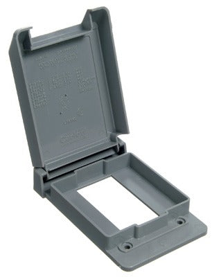 ABB INSTALLATION PRODUCTS Abb E98GFCN-CAR Pvc Gfci Box Cover Single Gang Vertical