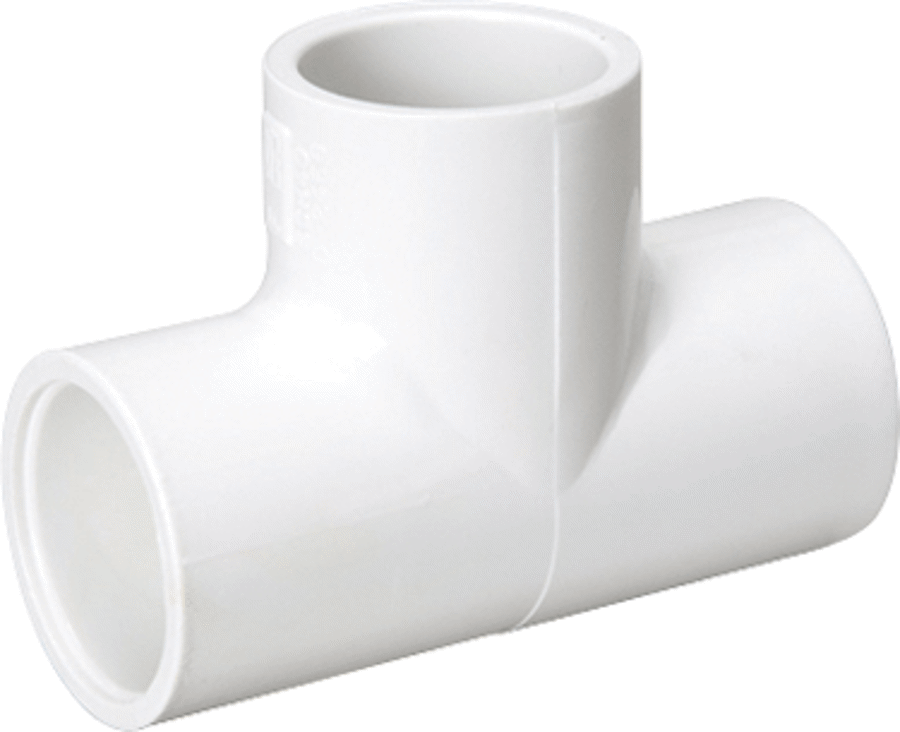 MUELLER Mueller 401-007 PVC Tee Schedule 40 3/4 in (50 per Box)