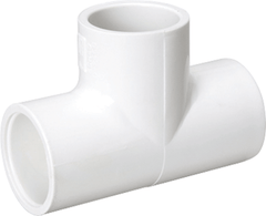 MUELLER Mueller 401-007 PVC Tee Schedule 40 3/4 in (50 per Box)