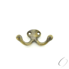 IVES Ives 582B5 Double Wardrobe Hook Antique Brass
