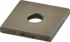 MITUTOYO Mitutoyo 614159-531 Steel Gage Block 0.119 in Grade 0
