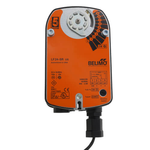 BELIMO BELIMO B325+LF24-SR 1 Inch 3-Way CCV Spring Return Modulating Actuator