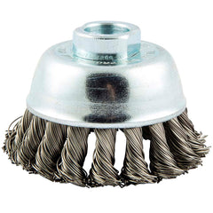 NORTON Norton 66252839127 Knotted Cup Brush 3 in Stainless Steel