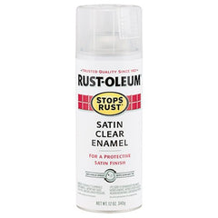 RUST-OLEUM Rust-oleum 285092 Clear Satin Protective Coating 12 Oz