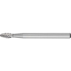 PFERD Pferd 21823402 Carbide Bur Flame Double Cut 1/8 in