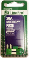 LITTELFUSE Littelfuse 0327030 30A 32VDC MICRO2 Automotive Blade Fuse