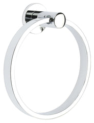EMTEK Emtek 2801DISKUS26 Towel Ring Disk Rosette Chrome