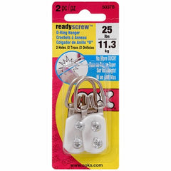 HILLMAN Hillman Fasteners 533868 2-hole D-ring Picture Hanger 2 Pack