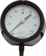 ASHCROFT Ashcroft 96218 Pressure Gauge 4.5 in 0-160 Psi Rear Flange