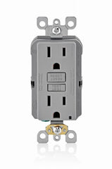 LEVITON Leviton Mfg Co R13-GFNT1-KGY Self-test Gfci Outlet 15A