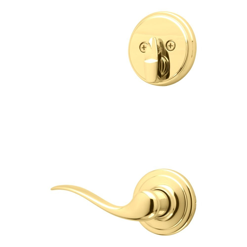 KWIKSET Kwikset 971TNLLH-3 Left Hand Interior Lever Trim Bright Brass
