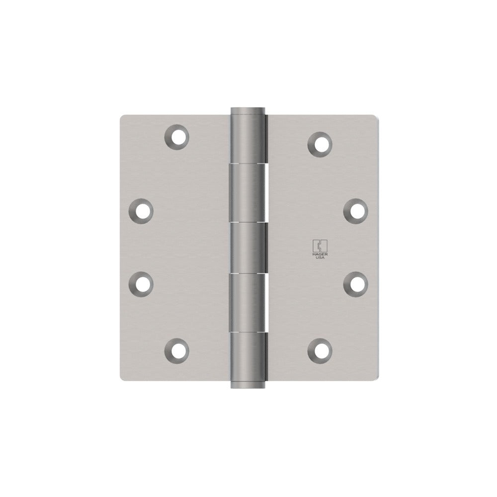 HAGER Hager Hinge RC127941514 Full Mortise Hinge 4x4 Satin Nickel