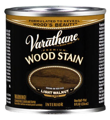 RUST-OLEUM Rust-oleum 211796 Varathane Wood Stain Light Walnut 1/2 Pt