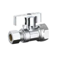 EASYFLEX Easyflex efsv-st-12ft38c Straight Stop Valve 1/2 X 3/8 in