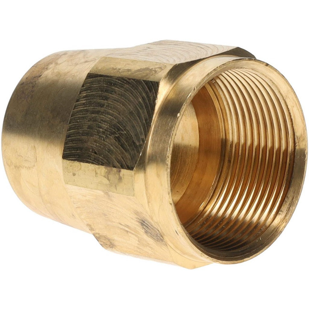 PARKER Parker 61AB-16 Compression Tube Nut 1 in Brass 400 Psi