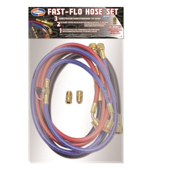 UNIWELD Uniweld EZF5HS Fast-Flo Hose Set 60 in.