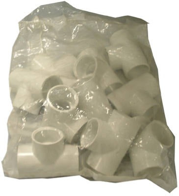 CHARLOTTE PIPE Charlotte Pipe Pvc 02400C 1000HA 1 in SCH40 Pressure Tee 10 Pack