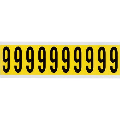 BRADY Brady 3440-6 Number Label (2 in / Card of 10)