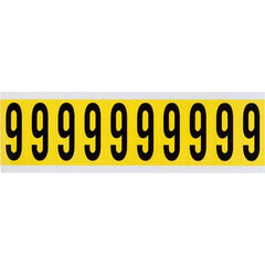 BRADY Brady 3440-6 Number Label (2 in / Card of 10)