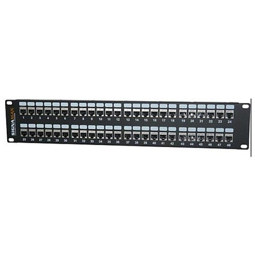 SIGNAMAX Signamax Inc. 48458FTHD-C5E 48-port Cat5e Patch Panel